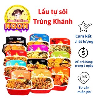 Lẩu tự sôi ❤freeship❤ Lẩu tự sôi ăn liền nhiều topping - LÙN CON FOOD