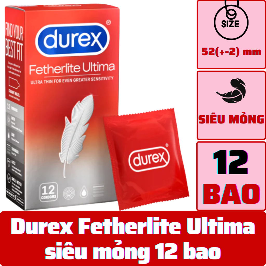 (che tên) Combo 7 Hộp Bao cao su Durex 48 bao tùy chọn, durex pleasureax performa invisible kingtex