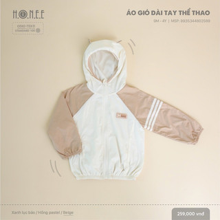 Áo gió Hrnee siêu mềm size 12M-4Y🥰