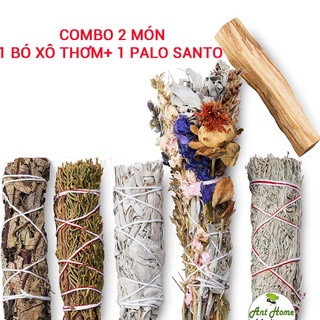 Sét 1 thanh palo santo và 1 bó xô thơm xông nhà cửa (theo lựa chọn)
