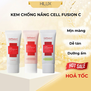Kem chống nắng Cell Fusion C xanh/ hồng/ đỏ