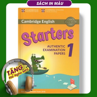Cambridge English Starters Authentic in màu đẹp + MP3