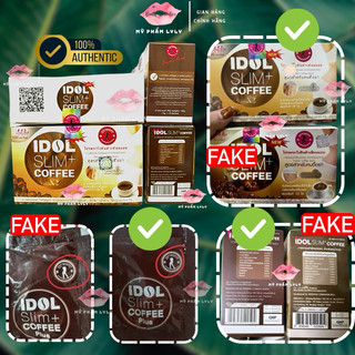 (CHÍNH HÃNG) Giảm Cân Cà phê IDOL SLIM+ COFFEE X2 chính hãng 10 Gói Thái Lan