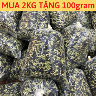 ✅[HÀNG MỚI LOẠI 1] Sỉ 1kg Hoa Đậu Biếc Cuống Xanh, Bông kép, Hoa Khô Lên Màu Cực Đẹp (trà hoa đậu biếc)