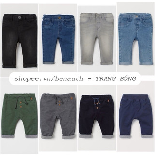Quần bò jeans mềm hm auth uk/us/jp/cn 2024 săn sale cho bé