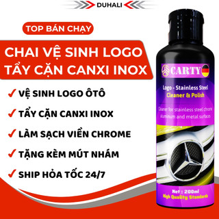 Đánh Bóng Inox - Tẩy Bóng Logo Ô tô Xe Máy, Vệ Sinh Viền Chrome, Tẩy Cặn Bẩn, Vệt Nước Đọng Oxy Hóa