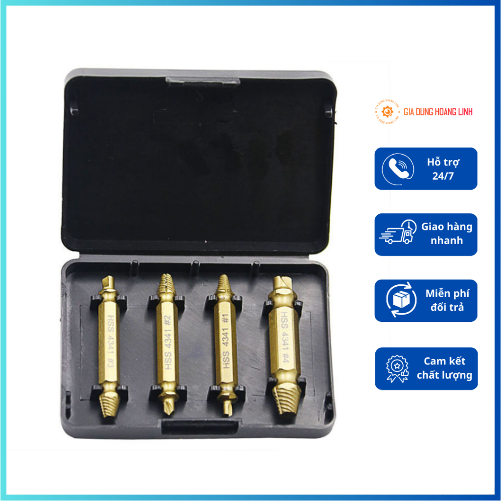 Bộ tháo đinh ốc vít tòe đầu V1