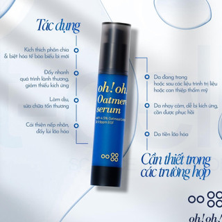   HÀNG CỒNG TY  Tinh Chất Tế Bào Gốc Tái Tạo Da oh!oh! Oatmere Serum EGF 25ml 