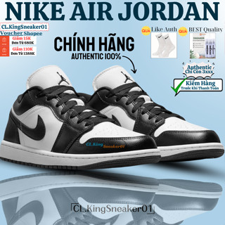 [Chính Hãng] Giày Thể Thao JD1 Low Panda White Black Mẫu Mới 2024 Phiên Bản Chất Lượng Nhất Bao Check-CL.KingSneake01