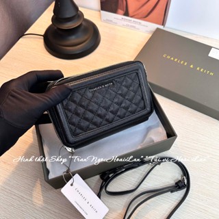 túi đeo chéo nữ có ngăn chứa đt + ảnh full box Ck6-10840105 đủ màu