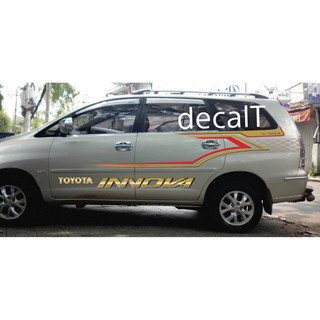 Tem Dán Sườn Xe innova mẫu mới.Tem Dán Sườn Xe Innova Mẫu Mới