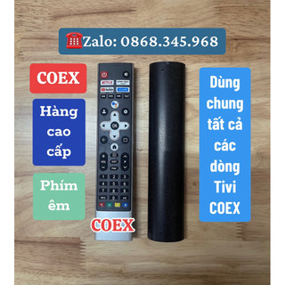 Remote Điều khiển Tivi COEX hàng cao cấp tặng kèm pin