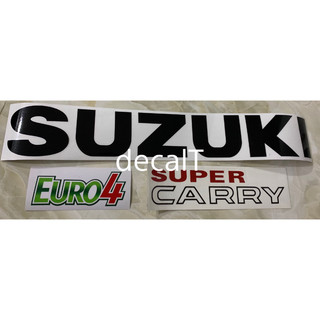 Tem Dán Xe Tải SUZUKI EURO4, euro2.Tem Xe Tải Suzuki euro 4, euro 2.Tem Chữ Suzuki, euro4, euro2.
