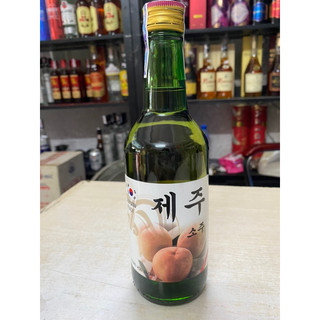 Soju Hàn Quốc JEJU Peach 13.5% 360ml-Vị Đào