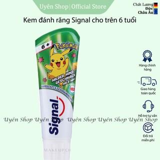 Kem Đánh Răng Trẻ Em Signal HÀNG ĐỨC Cho Trẻ Từ 6 tuổi, Bảo Vệ Răng, Chăm Sóc Men Răng tuýp 75ml