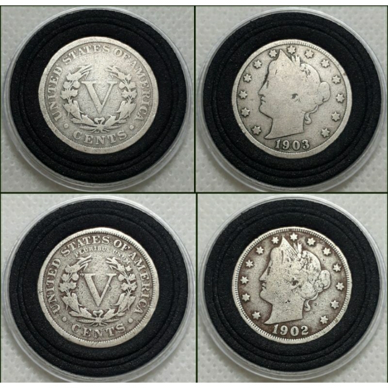 Xu Xưa LIBERTY NICKEL, Năm sâu 1900s ít gặp Sưu Tầm