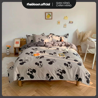 Poly | set chăn ga gối cotton poly 4 món - chuột mickey