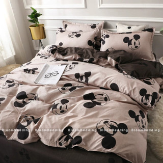 POLY | Set Chăn Ga Gối Cotton Poly 4 món - Chuột Mickey