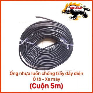 Ống nhựa luồn chống trầy dây điện Ô tô, xe máy 3mm 4mm 5mm 6mm 8mm 10mm 12mm (cuộn dài 5m)