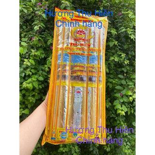  Hương trầm như ý Thu Hiền đậu tàn vàng ánh kim đậu tài lộc dài 38cm 