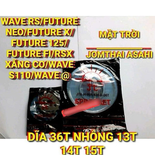 Nhông Dĩa Jomthai AsahiWave rs,rsx x.cơ,rsx fi,wave s110,fu 125,future x,blade