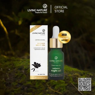 [Official Store] Dầu dưỡng sáng da, mờ thâm Living Nature Radiance Night Oil 18ml (bản cập nhật)