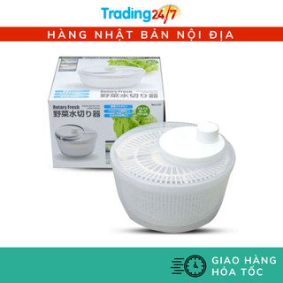 [Hỏa tốc HCM] Rổ quay rau Rotary NỘI ĐỊA NHẬT BẢN