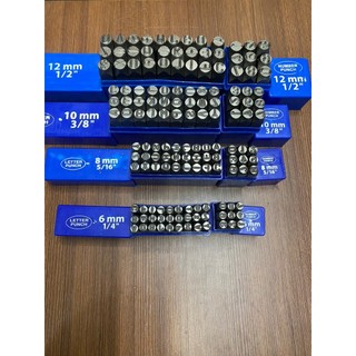 Đục số 6mm, 8mm, 10mm, 12mm trên khung thép, số khung, bộ 9 số từ 0 đến 9 số máy. aptool gara