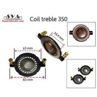 COIL TREBLE 350, côn treble 350 DÂY TRÒN, hàng nhập China
