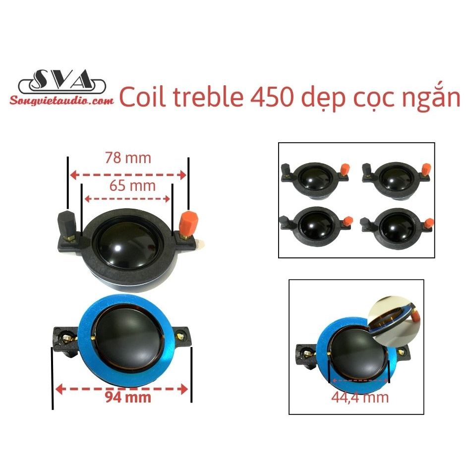 COIL TREBLE 450 RCF - DÂY DẸP - 1 CÁI