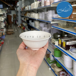 Chén mắm sứ tròn loe cao cấp đựng nước chấm, gia vị