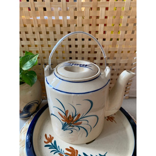 bình trà gốm cao lanh 2 size