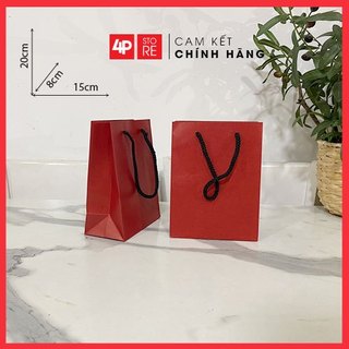 01 túi kraft quai dù 15 x 20 x 8 cm nhiều màu - hỏa tốc