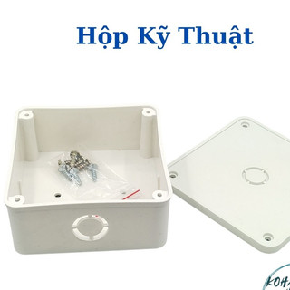 Hộp kỹ thuật chuyên dụng lắp thiết bị điện - dây nguồn camera 12x12x6 cm