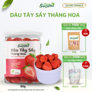 Dâu Sấy Thăng Hoa  Your Superfood Vị Chua Ngọt Tự Nhiên Healthy Snack Tốt Cho Người Ăn Kiêng, Giảm Cân Hộp 70g