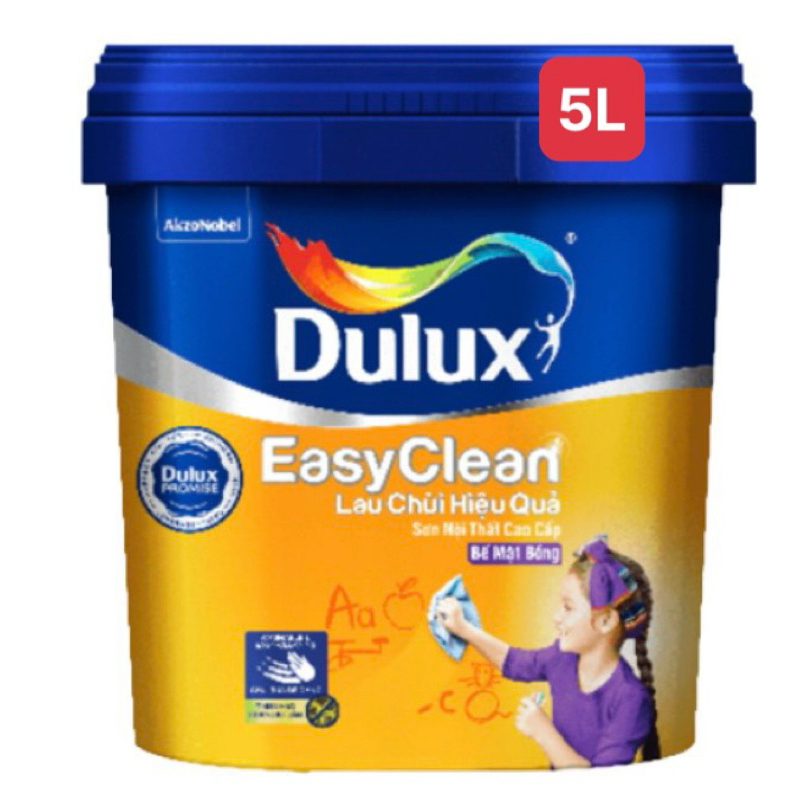 Sơn 5L - Dulux Easy Clean - A991B Lau Chùi Vượt Bậc