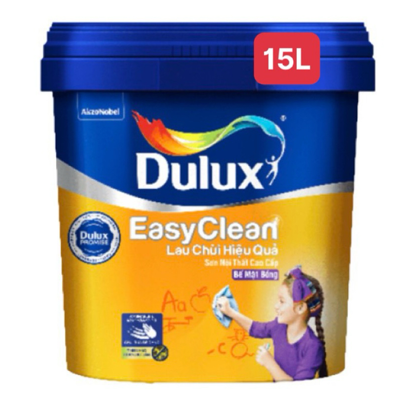 Sơn 15L Dulux Easy Clean - A991B Lau Chùi Vượt Bậc