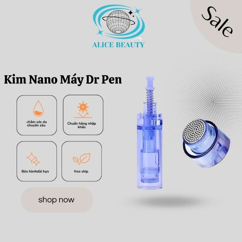 [ BÁN SỈ ] COMBO 10 Kim Nano Xanh Dùng Cấy Tảo Cấy Phấn Dùng Trong Spa Thẫm Mỹ Viện