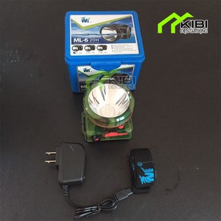 Đèn pin sạc, đèn pin led đội đầu ML6 siêu bền, có khả năng chống nước