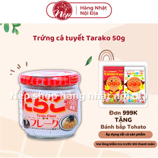 Trứng cá tuyết Tarako 50g Nhật Bản, cho bé từ 8 tháng trở lên - Nếp Shop - Hàng Nhật nội địa