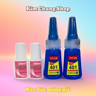 Keo 401 dán móng nail siêu chắc, gắn đá siêu bền (20g)