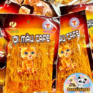 Snack sợi màu cafe thơm ngon