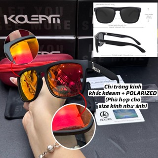 Tròng kính Kdeam cho gọng kính vuông túi vải kính kdeam( chỉ tròng, KHÔNG GỌNG)