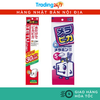 Mút rửa chén dạng thanh dài Melamine 30cm - Nội địa Nhật Bản