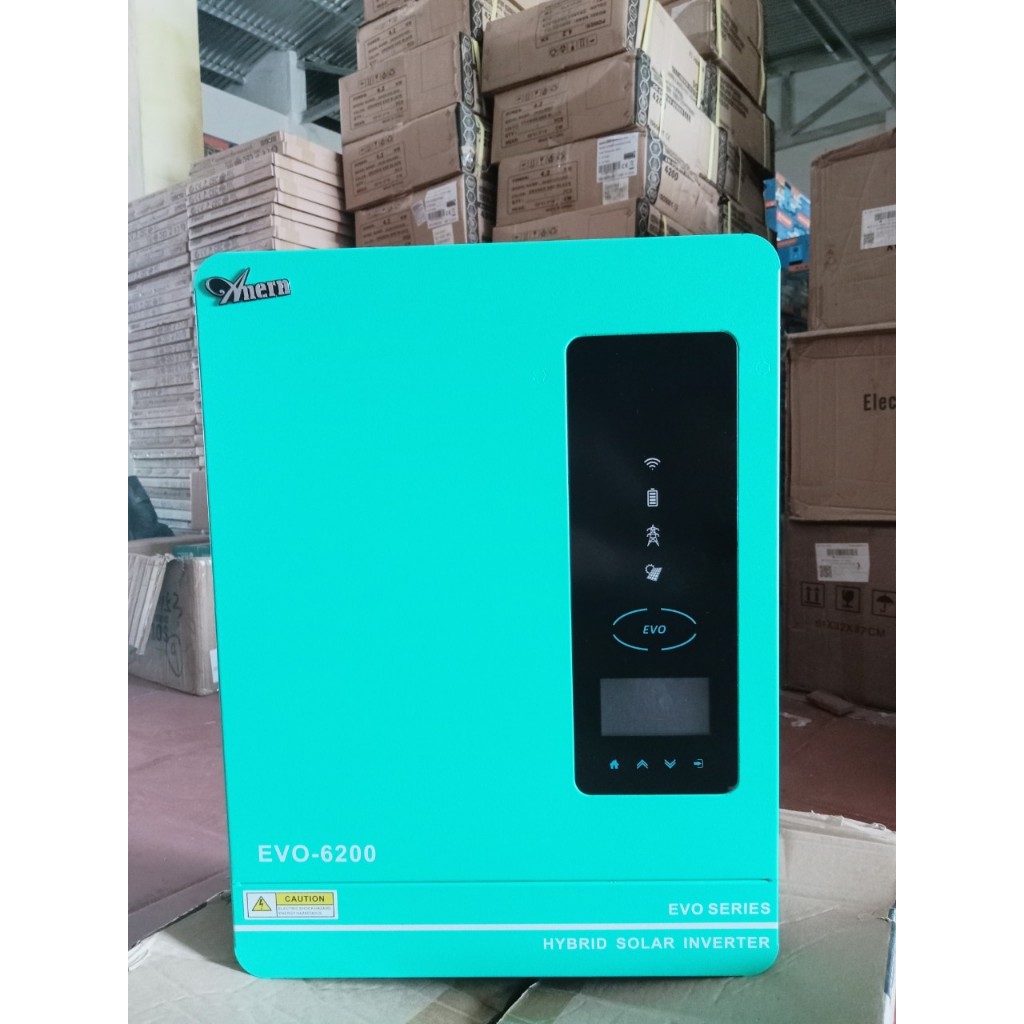 Biến tần EVO Anern 48V-6200W-7000VA - PL EVO 7000VA-58712 Inverter hybrid hòa lưới/bám tải, độc lập,