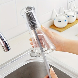 Cọ rửa chai, lọ thuỷ tinh bằng silicone tiện dụng