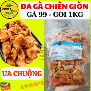 DA GÀ CHIÊN GIÒN 1kg TẨM VỊ - Da Gà Karaage 99 chất lượng thơm ngon món ăn vặt xiên que An Phát Phát Ly House LyAn'House