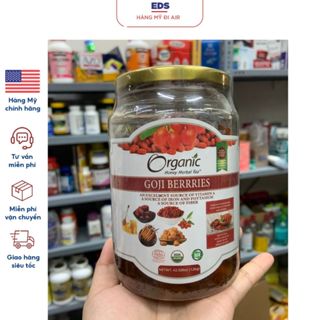 Thảo dược hữu cơ ngâm mật ong date 12 27 Organic Goji Berries - EDS Hàng Mỹ 