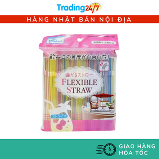[Hỏa tốc HCM] Set 150 ống hút cao cấp Flexible straw - NỘI ĐỊA NHẬT BẢN