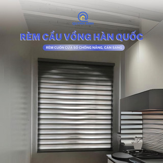 Rèm cầu vồng hàn quốc cao cấp, rèm cuốn cửa sổ chống nắng, cản sáng - xưởng màn quỳnh anh